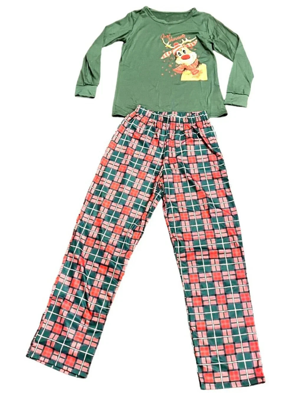Rudolph Christmas Pajama Set Women’s XXL – Good Morning Holiday PJs NWT